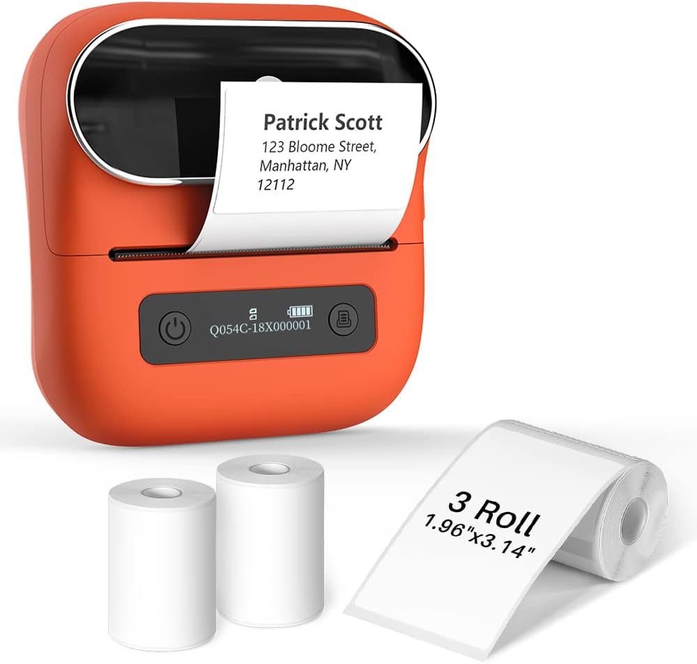 Phomemo M220 Label Printer, Portable Barcode Printer, 3.14