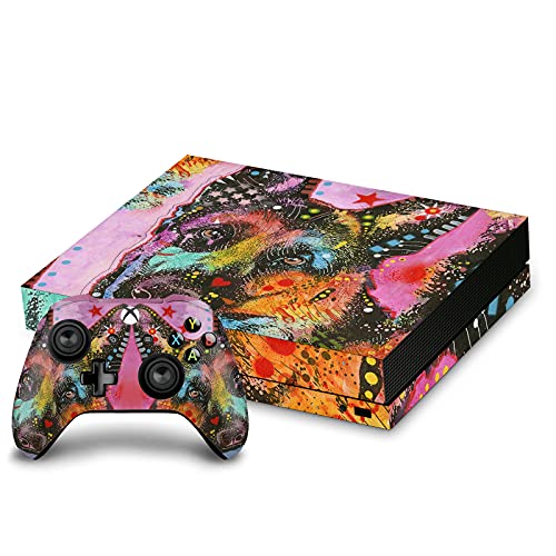 Skin vinyle Xbox One X Dean Russo célébrant le Berger Allemand