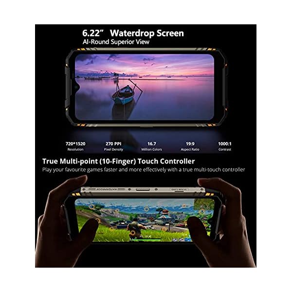 Rugged-Smartphone-Unlocked-DOOGEE-S96-Pro-Android-10-Octa-core-8GB-128GB-Waterproof-Smarthone-48MP-Rear-Camera-20MP-Night-Vision-Camera-622-HD-6350mAh-Battery-Dual-SIM-4G-Rugged-Phone-Green DOOGEE Rugged Smartphone Unlocked S96 Pro Android 10 Octa-core 8GB + 128GB Waterproof Smarthone, 48MP Rear Camera + 20MP Night Vision Camera, 6.22" HD+ 6350mAh Battery Dual SIM 4G Rugged Phone -Green