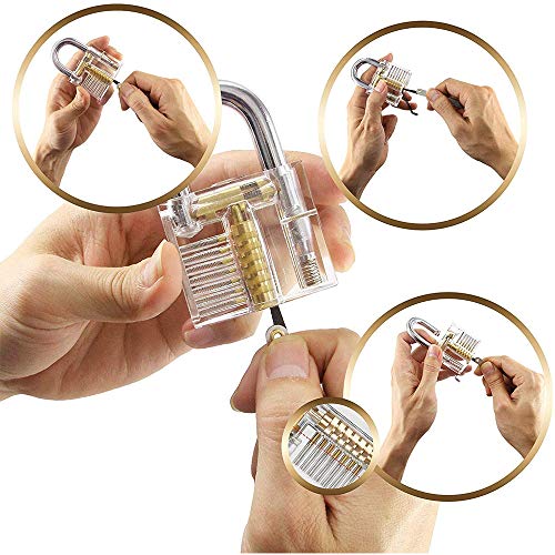 Loboo Idea Set di 17 plettri per lucchetti, kit di...