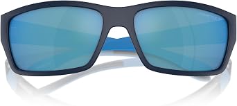 ARNETTE Man Sunglasses Black/Red Matte/Shiny Frame, Grey Mirror Orange/Yellow Lenses, 61MM