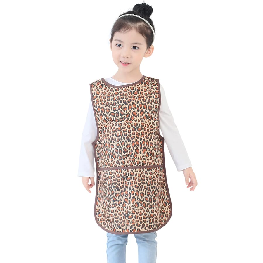 Plie Kids Painting Apron – Waterproof Art Smock for Toddlers & Preschoolers, Messy Play, Baking, Crafts, Cooking, Mealtime