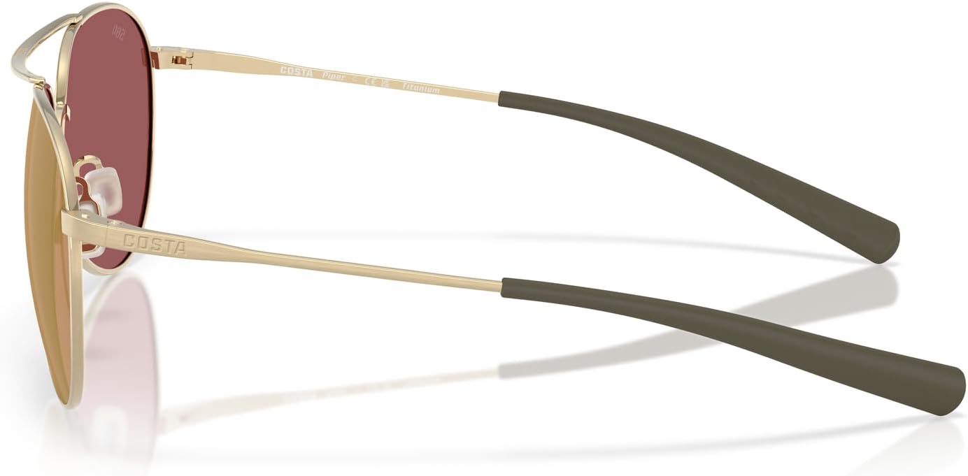 Costa Del Mar Mens Piper Aviator Sunglasses
