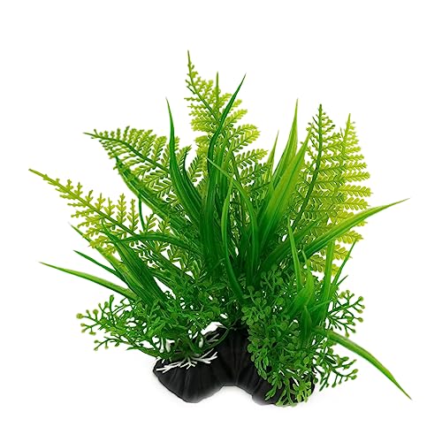 1セット水生用水槽風景水族館の家の装飾人工水草草草植物飾りシミュレーションライブ淡水ライブフローティングリアルな小さい