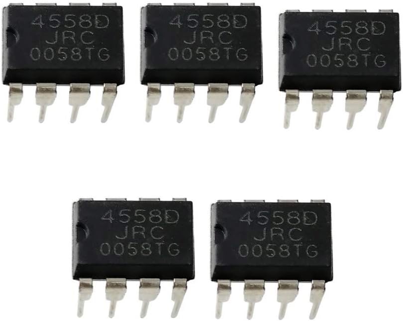 ZYME® Audio 4558 ic Dual Audio Op Amp - Pack of 5