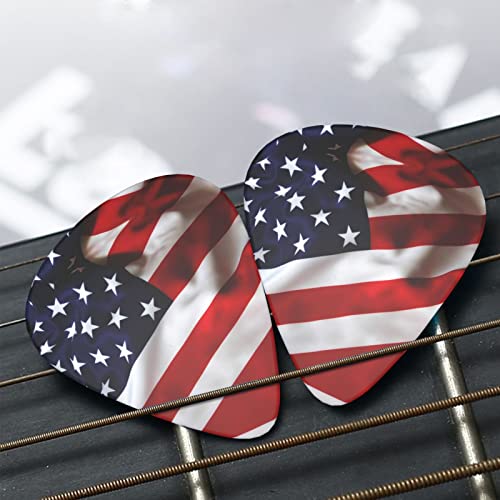 Ensemble de 12 médiators de guitare drapeau américain pour guitare acoustique, guitare électrique, contrebasse, ukulélé - Les Beatles, Paul McCartney, John Lennon, RIngo Starr, George Harrison Ensemble de 12 médiators de guitare drapeau américain pour guitare acoustique, guitare électrique, contrebasse, ukulélé – Image 8