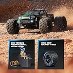 HAIBOXING 1:18 Scale All Terrain RC Car 18859, 36 KPH High Speed 4WD Electric Vehicle with 2.4 GHz Remote Control, 4X4 Waterproof Off-Road Truck with Two Rechargeable Batteries - Image 2
