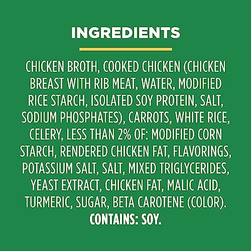 Healthy Choice Chicken with Rice Soup, 15 Ounce Cans, Pack of 12