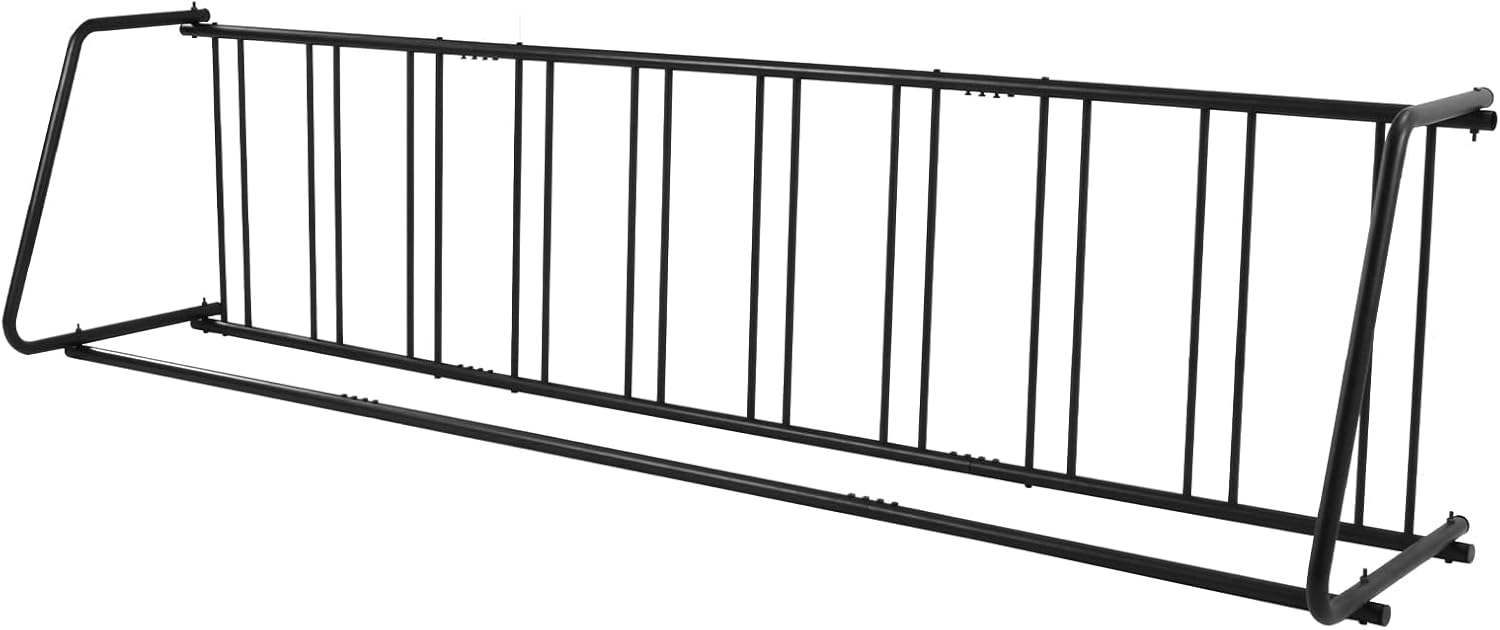 Outdoor Bike Rack Garage 10 Holders Steady Floor Steel Bicycle Parking Stand Fits 12-29in Tires Dirt Bike Rack for Garage Yard Street Commercial Outdoor Use