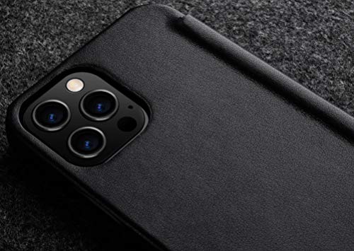 Étui cuir véritable iPhone 12 Pro Max STILGUT pour bureau - 4