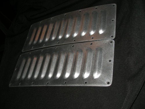RodLouvers Pair of Straight Aluminum 4” 11 Louvers Each (Bolt-On) Kit