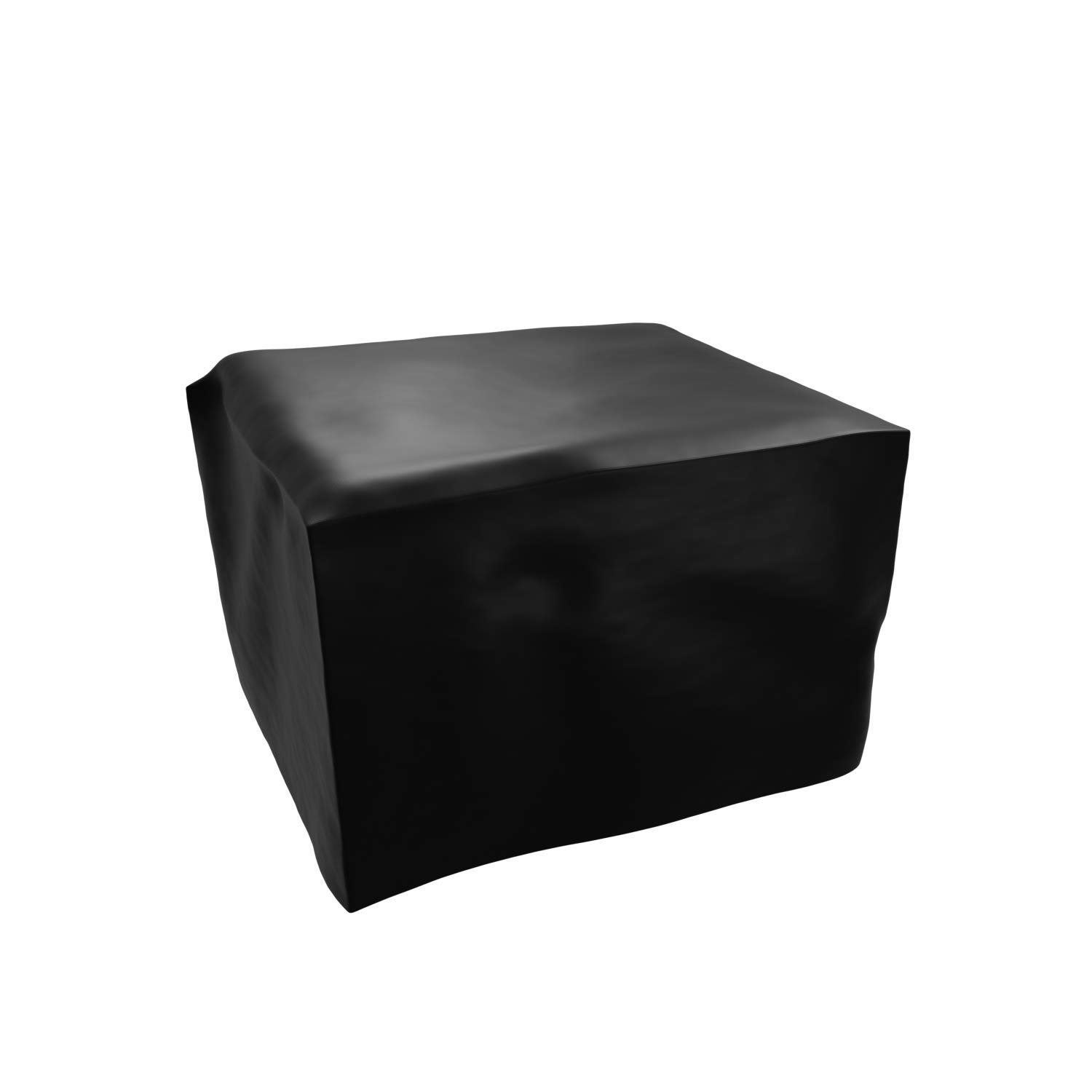 Kct Black Outdoor Garden Square Furniture Cover Weatherproof Medium With Drawstring