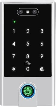 Smart Tuya WiFi Face Recognition Access Control Machine 13.5Mhz/125Khz Metal Belt Waterproof Fingerprint Control SystemVF5-EM-wifi
