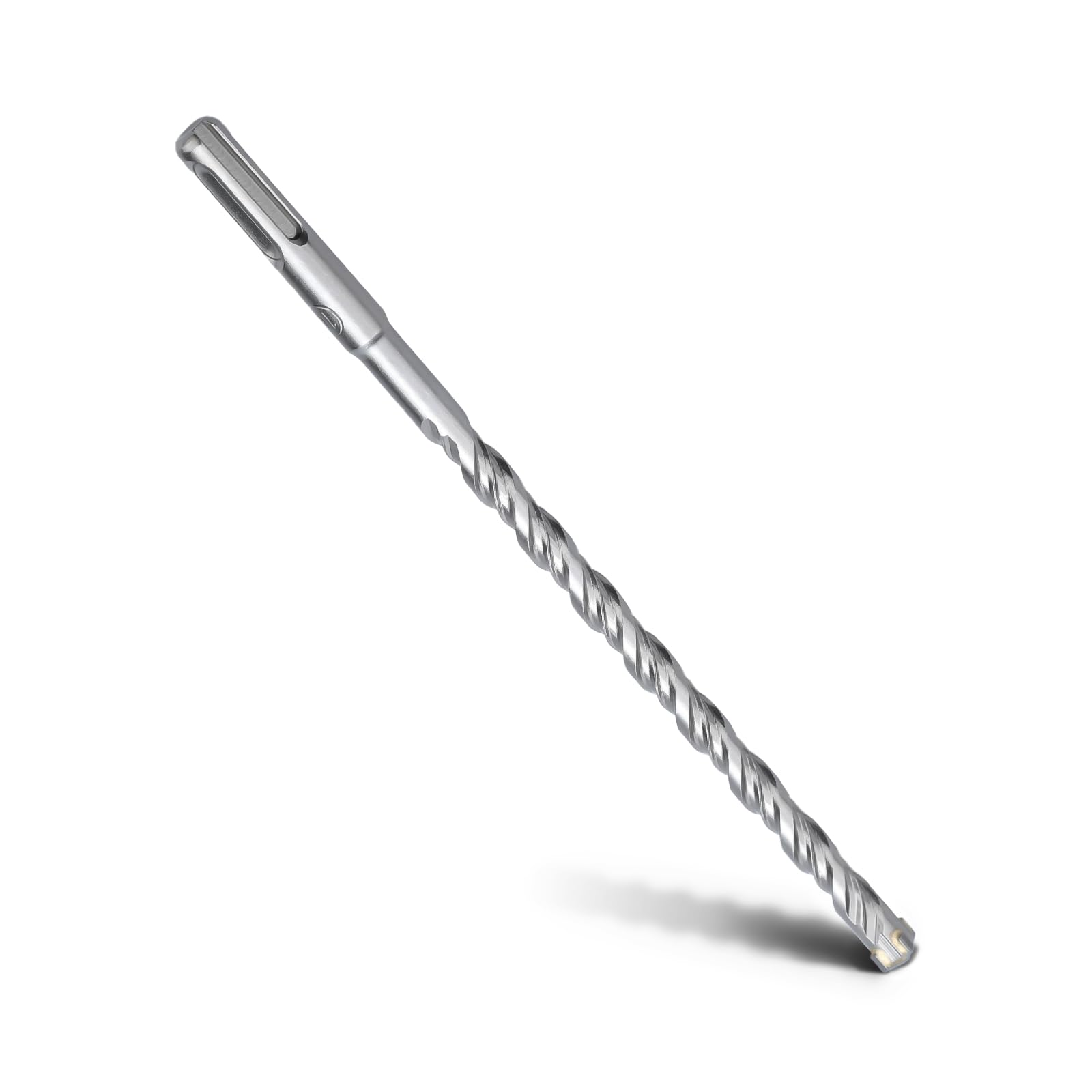 Broca para hormigón, conexión SDS Plus, 10 x 210 mm, con 4 cortes en metal duro y doble hélice, para hormigón, piedra, piedra natural