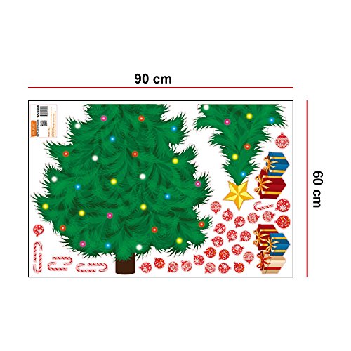 Vinilo decorativo de árbol tradicional de Navidad miniatura 4