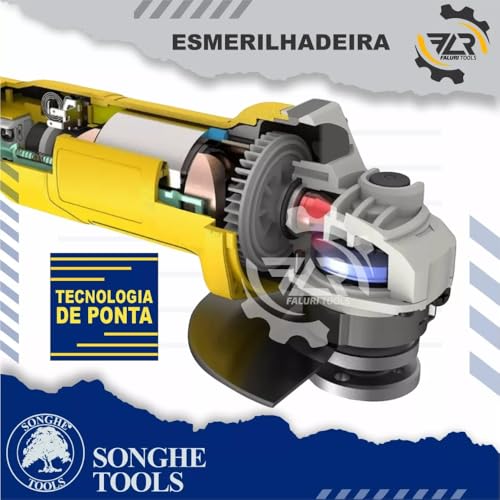 Lixadeira/Esmerilhadeira Angular 115mm 800W 110V, SH/Tryton