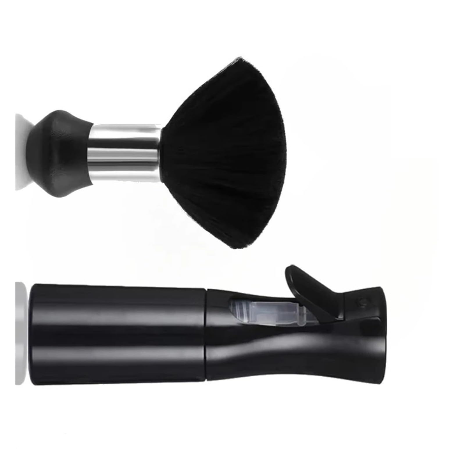 Kit De Coiffure De Barbier 2 Pièces, Ensemble De Brosses De Cou De Bouteille De Pulvérisation D'eau For Outils De Coiffure Et De Nettoyage De Coupe De Cheveux De Salon
