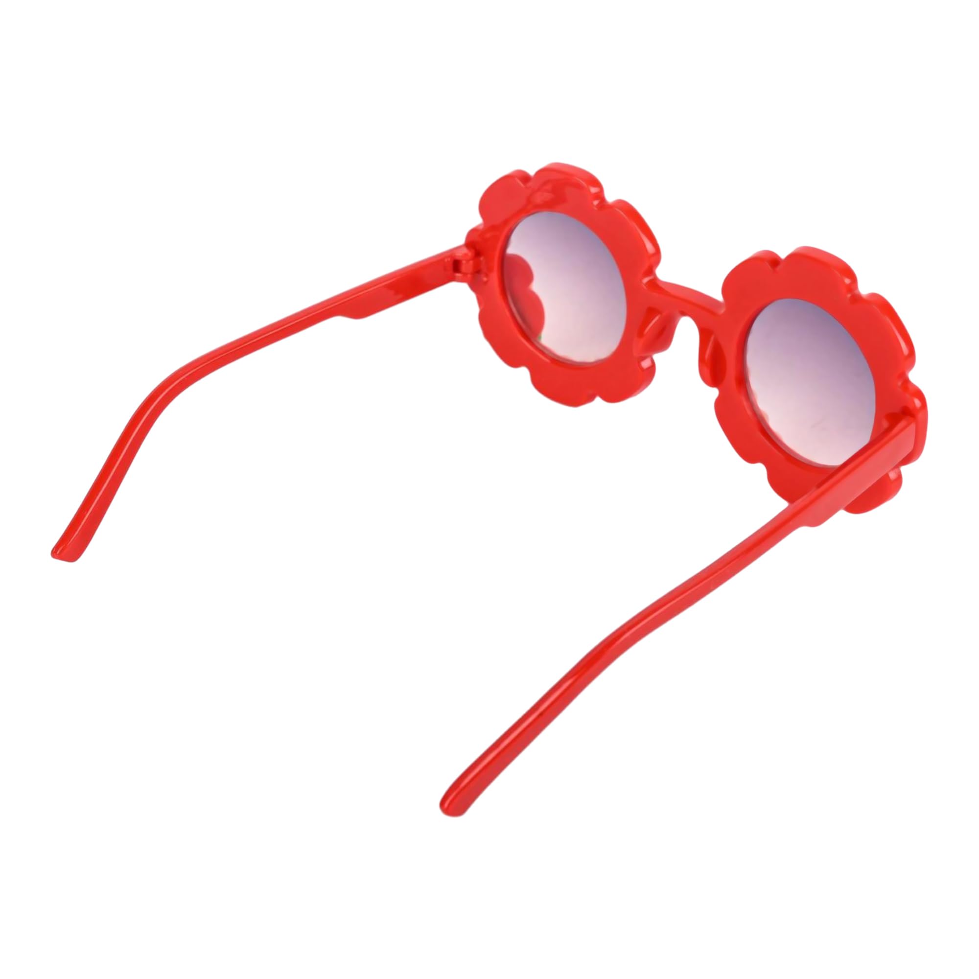 withlov.in Mermaid Sunglasses, Round Frame, Red Tinted UV400 Lenses, 2-6 Years perfect Birthday/Return Gift 2