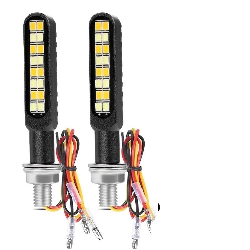 Clignotants LED en aluminium de haute qualité avec feux de stop et de position ambre blanc rouge