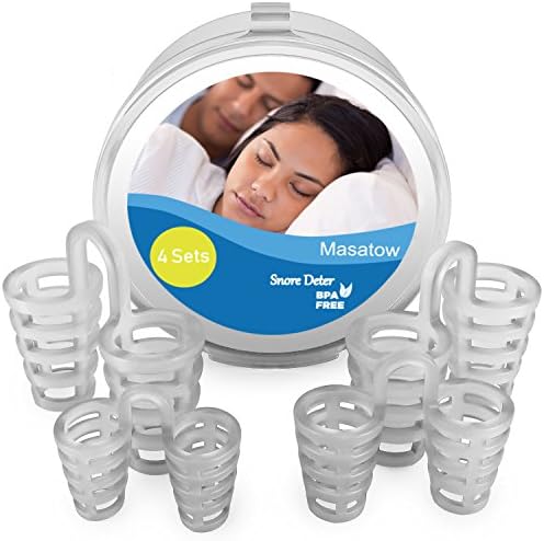 Masatow Anti Snoring Solution Stop Snore Nose Vents Sleep Aid Device for Snoring and Natural Breathing