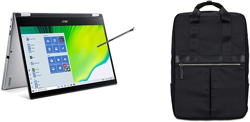 Acer Spin 3 Convertible Laptop, 14" Full HD IPS Touch Intel Core i7 10th Gen Notebook with Backpack