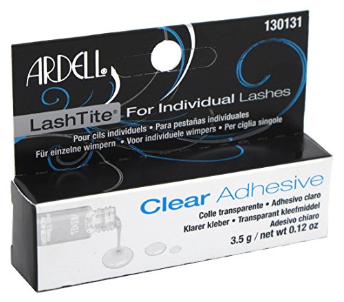 Ardell Lashtite Adhesive Clear 0.125 Ounce Bottle (Black Package) (3.7ml) (2 Pack)