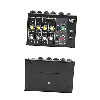 Amazon.com: WHAMVOX Universal Audio Mixer 8 Inputs and 2