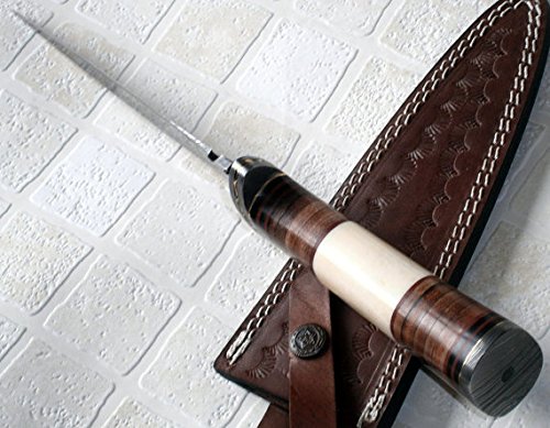 Poshland DG-73 Damascus Steel 12 Inches Dagger Knife – Stunning Exotic Handle