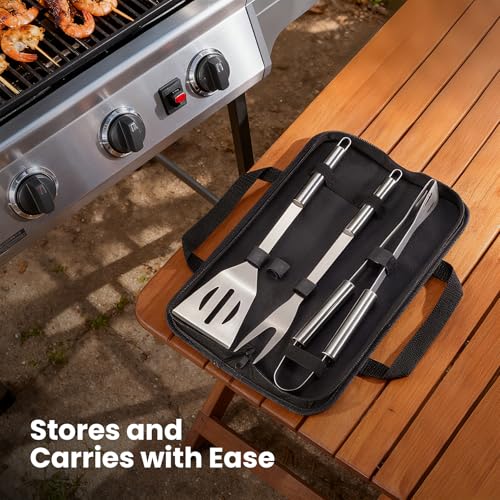 Kit de Accesorios para Parrilla 4 Piezas Acero Inoxidable miniatura 6