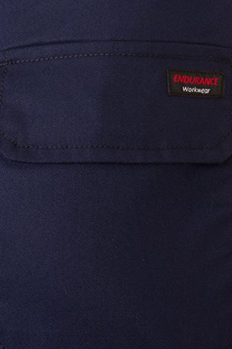 Proluxe Endurance pour Homme Cargo Combat Pantalon de Travail avec Poches genouilleres et Coutures renforcees, Bleu Marine, 40 (30T) - Image 8
