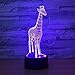 Produktbild 3D Lampe Giraffe 7 Farben RGB LED Nachtlampen für Kinder Touch Led USB Tisch Baby Schlaf Nachtlicht Neuheit Drop Shipping