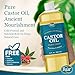 Baar Cold-Pressed Castor Oil, Cold-Processed, Hexane-Free, Palma Christi, for Skin, Hair, Massage & Castor Oil Packs, BPA-Free Bottle, 32 oz