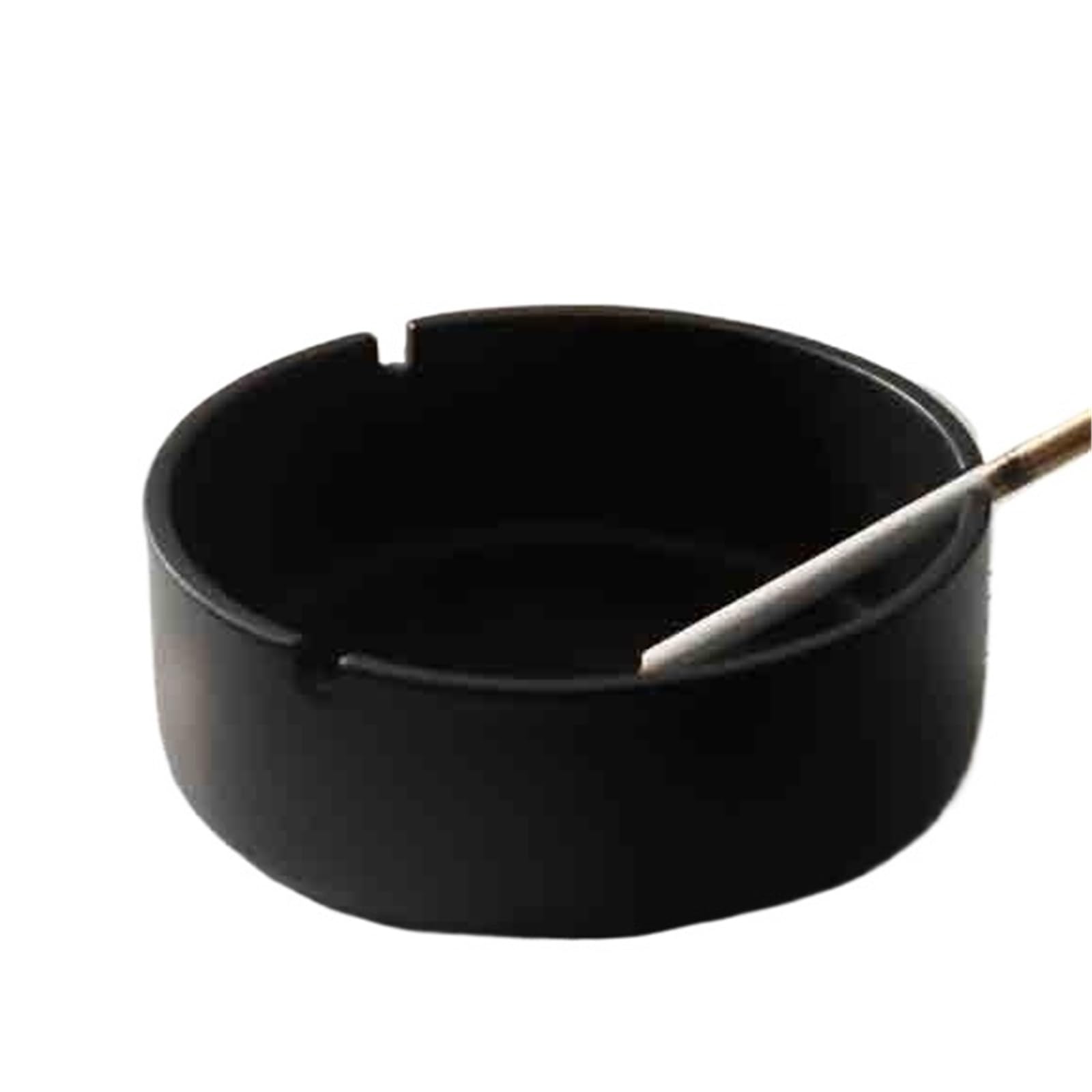 Ceramic Ashtray For Home Living Room Office Commercial Use Available In Three Colors Office(Black)