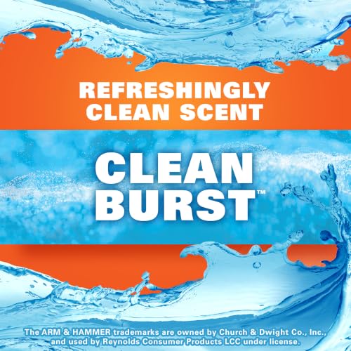 Hefty Ultra Strong 13 Gal Kitchen Trash Bags, Black, Clean Burst, 110ct | Bulk Pack, 13G Tall Trash Bags with Drawstrings for Kitchen, Resists Leaks, Punctures, Rips, Continuous Odor Control - image 3