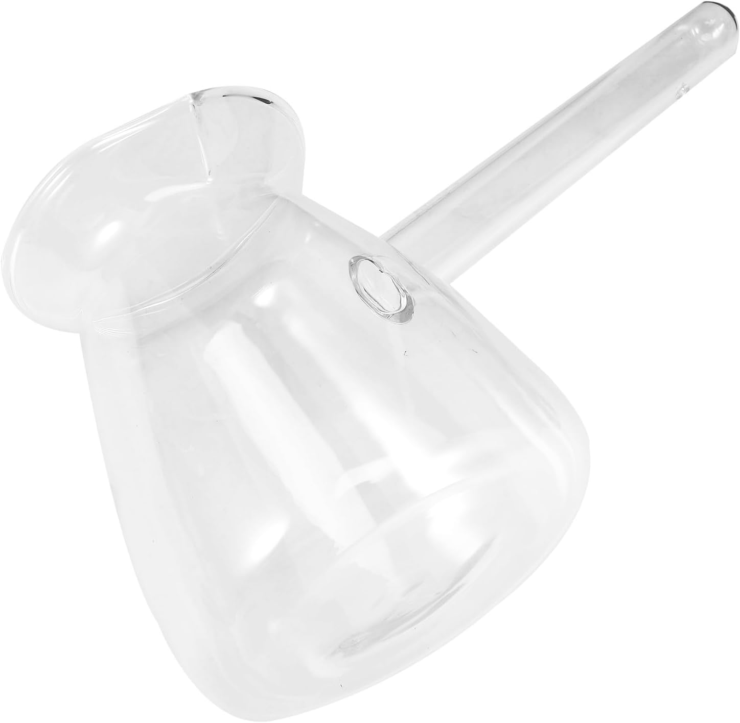 350Ml Borosilicate Glass Coffee Pitcher with Side Handle, Small Milk Frothing Creamer Cup for Espresso and Tea Brewing, Heat Resistant Coffee Server for Home and Café Use