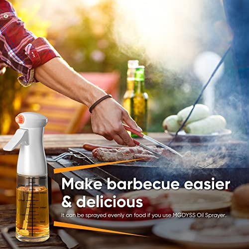 Mgdyss Oil Sprayer For Cooking, Olive Oil Sprayer, Trusted By Professional Chefs, Oil Spray Bottle With Precise Graduation Marks For Air Fryer, Salad, Bbq, Kitchen Baking, Roasting, 200 Ml #TOP1