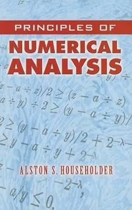Principles Of Numerical Analysis