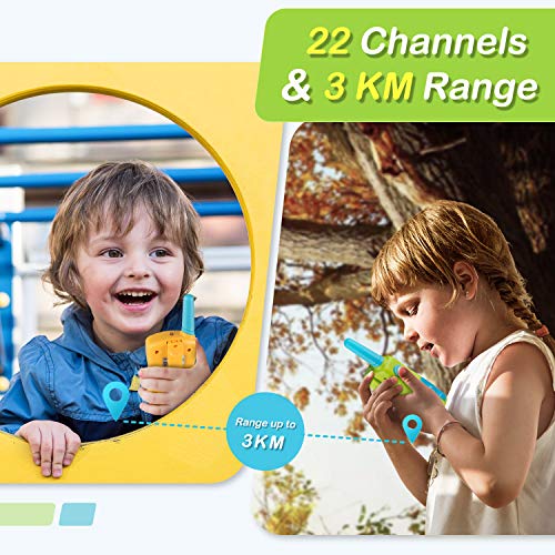 image for Obuby Kids Walkie Talkies 3 KMs Long Range 2 Way Radio 22 Channels for
