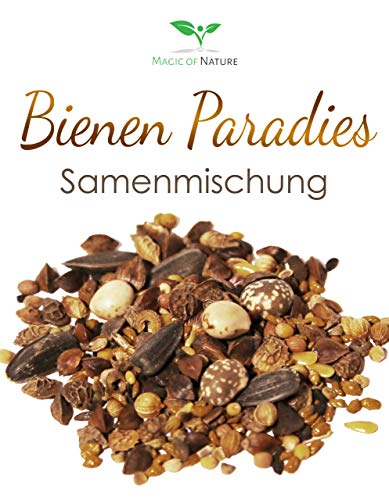 Magic of Nature Blumensamen Mischung - Bienen Paradies - 1kg - Kinderleichte Anwendung - Blühfreudige Bienenweide - Aussaat-Tipps - Für 300 bis 500 m²