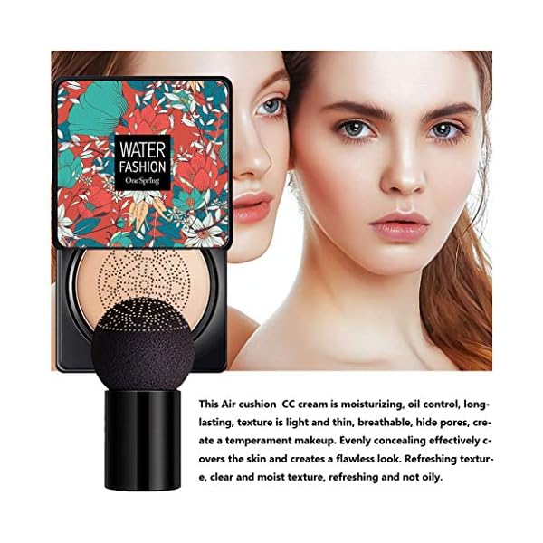 Air-Cushion-CC-Cream-Mushroom-Head-Foundation-SuperThinker-Moisturizing-BB-Cream-Nude-Makeup-Long-Lasting-Matte-Concealer-Foundation-Makeup Air Cushion CC Cream Mushroom Head, Concealer Moisturizing BB Cream Foundation, Waterproof Matte Long Lasting Bright…