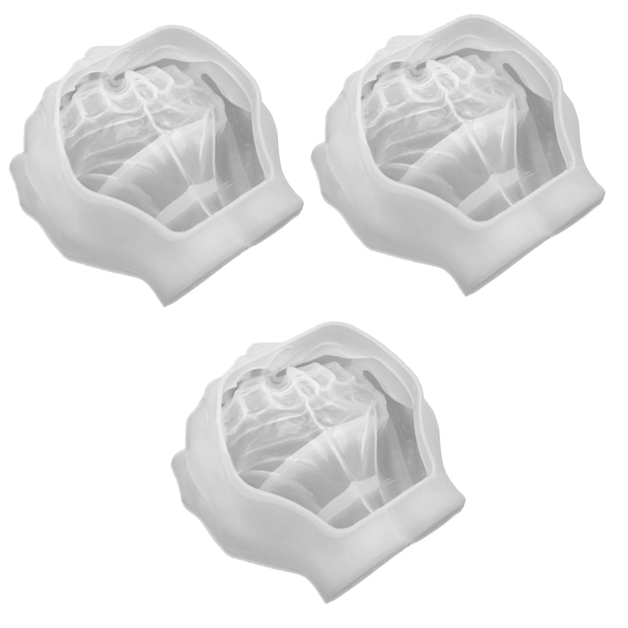 TEHAUX 3piezas Molde De Para Forma De Mano Molde Para Manualidades Para Decoración y Almacenamiento