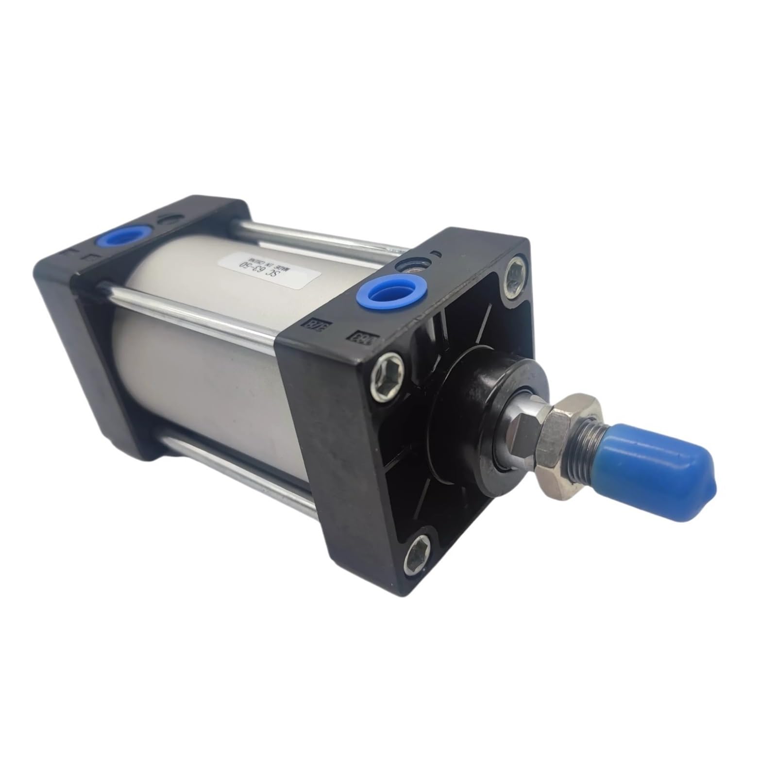 Cylindre pneumatique double effet pour stopper les pannes de poussée