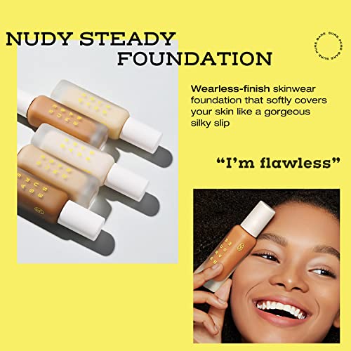 Surebase Nudy Steady Foundation C1 Kind Kelly - Flawless Wearless Full Coverage Foundation – Silky Matte Finish - 24 Hour Lasting - 15 Colors – Noncomedogenic, Vegan, Cruelty-Free - 1.01 Fl.oz. #TOP1