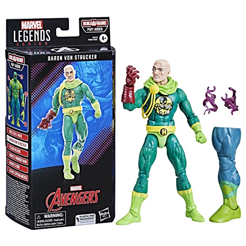 Marvel Hasbro Legends Series: Baron Von Strucker Classic Comic Legends Action Figure, 15 CM, Multicolor - Image 2