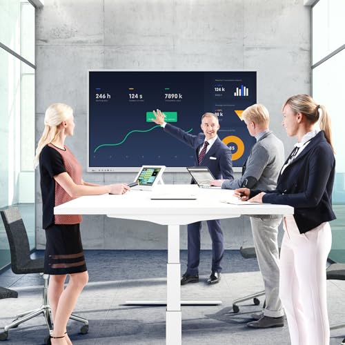 Image of 70 Inch 4k Smart Board Touch Screen Interactive whiteboard,40 Point Touch Digital whiteboard, Interactive whiteboard Display & Smart Board for Classroom and Office use,