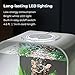 biOrb Life 15 Acrylic 4-Gallon Aquarium with White LED Lights Modern Compact Tank for Tabletop or Desktop Display, Transparent