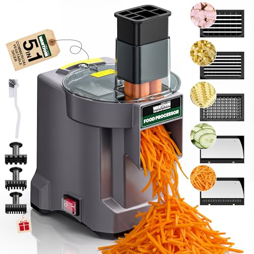 WantJoin 5 in 1 Electric Vegetable Chopper - Multifunctional Comm...