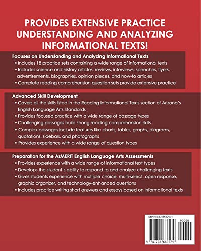 ARIZONA TEST PREP Reading Skills Workbook Informational Texts Grade 5: Preparation for the AzMERIT ELA Assessments - Image 2