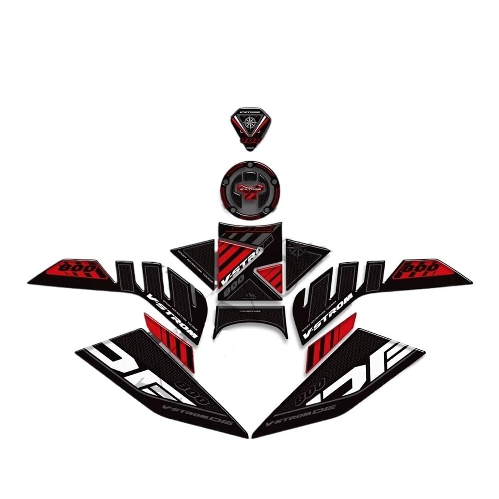 Motorbike Tank Pads Tank Pad Fuel Knee Stickers Decals Protector for for V-Strom for VS&trom 800 DE 800DE 2023 2024 2025