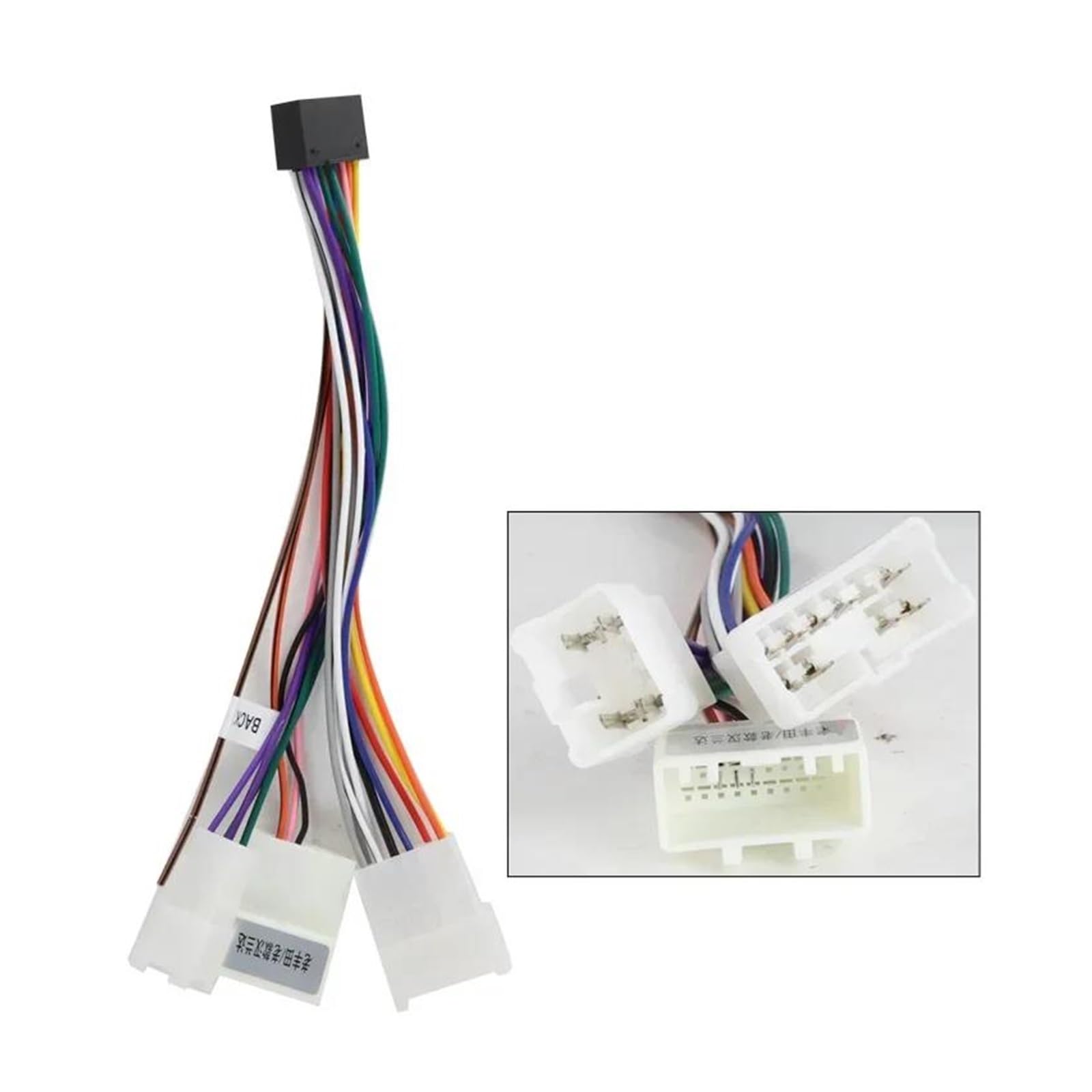 Genérico Adaptador Radio Coche Marco Radio Coche 9 Pulgadas, Soporte para Consola Central Y Panel Frontal para Reproductor Multimedia para Toyota para Corolla 2006-2013(Frame-Cable)